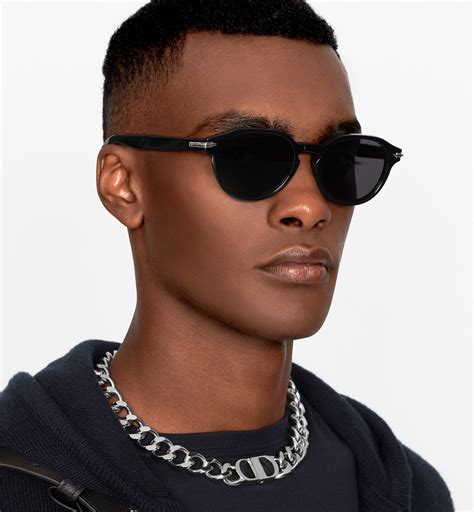 DiorBlackSuit R2I Black Pantos Sunglasses .